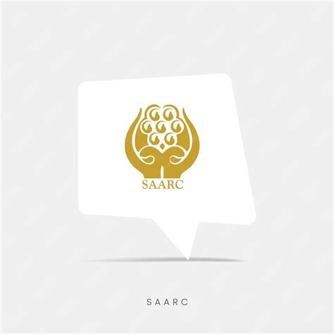 Premium Vector | Saarc flag bubble chat icon