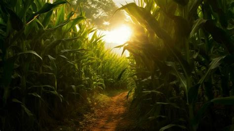 Corn Field Silhouette Stock Photos, Images and Backgrounds for Free ...