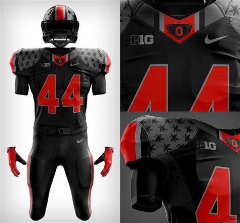 Dan Royer Designs - Ohio State Football Uniform Concepts | Football uniform, Sports uniform ...