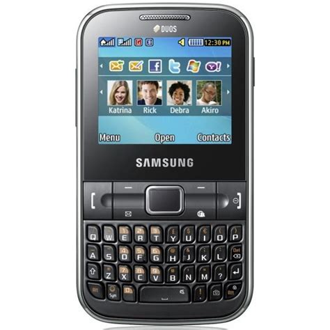 Samsung Ch@t 322 QWERTY Mobile Phone