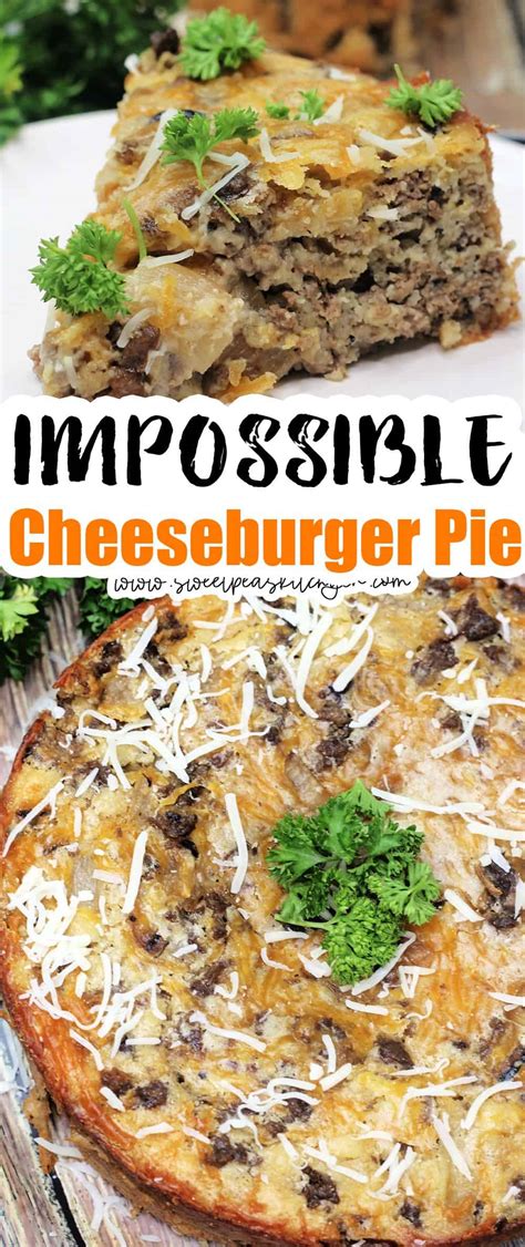 Impossible Cheeseburger Pie - Sweet Pea's Kitchen