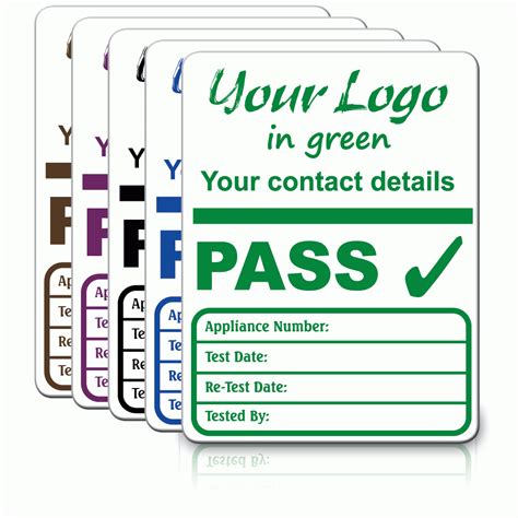 Buy Custom PAT Test Labels | Pat Labels Online