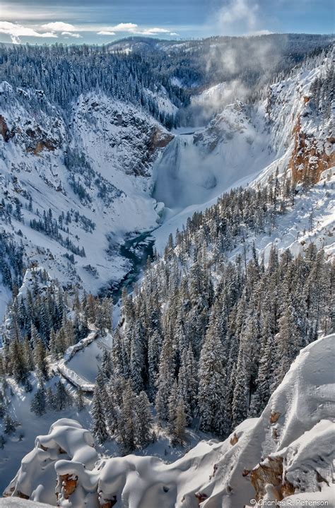 Lower Yellowstone Falls in Winter | Yellowstone National Par… | Flickr