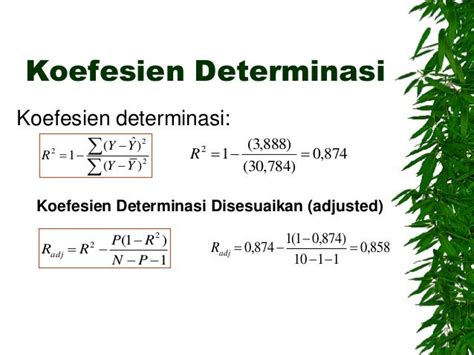 Contoh Soal Dan Jawaban Koefisien Korelasi Dan Determinasi