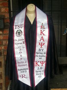 36 Best Alpha kappa alpha graduation stole ideas | alpha kappa alpha graduation stole ...