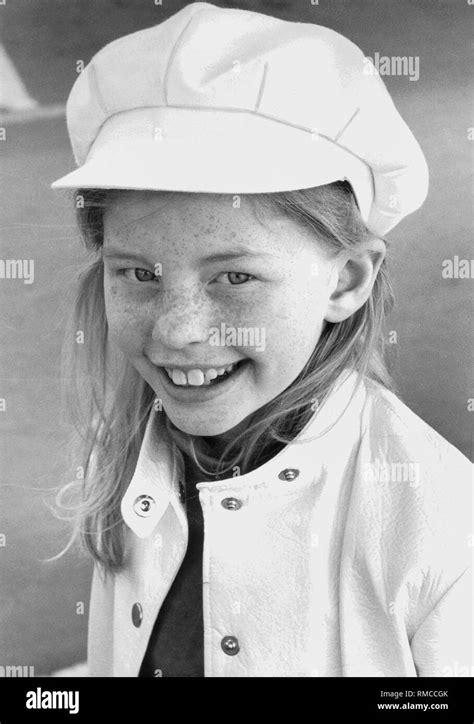 The actress Inger Nilsson, known by her role as Pippi Longstocking, during a visit to Munich in ...