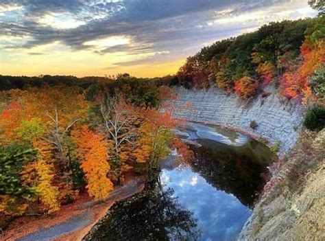 The beautiful Rocky River Reservation decked out in fall colors! Photo credit goes to ...