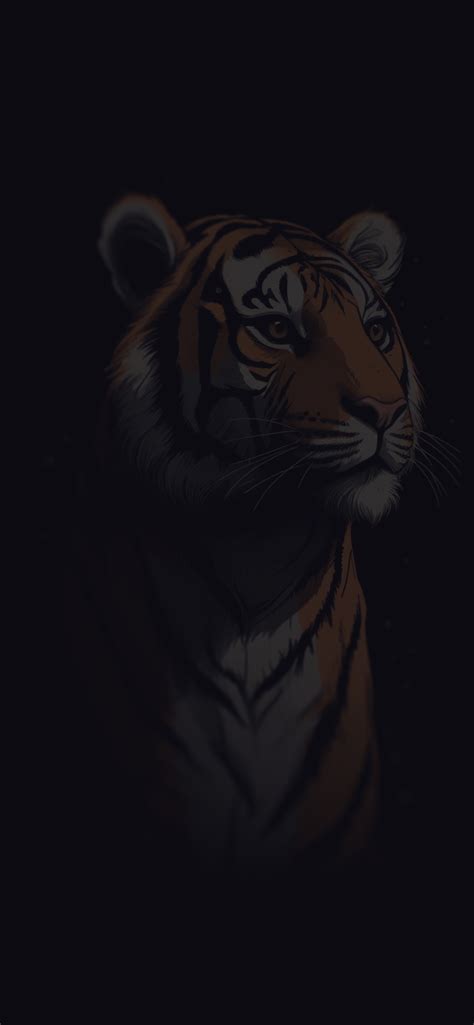Cool Tiger Black Wallpapers - Aesthetic Tiger Wallpapers iPhone