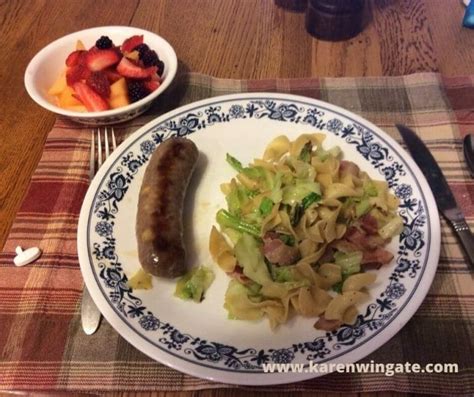 Fried Cabbage and Noodles