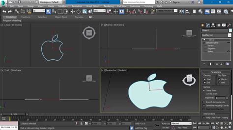 3d max logo design How To Create 3D Logo 3ds Max Tutorial for learning ...