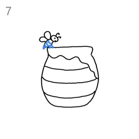 How to Draw a Honey Jar - Step by Step Easy Drawing Guides - Drawing Howtos