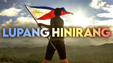 Lupang Hinirang - Pambansang Awit ng Pilipinas | Philippine National ...