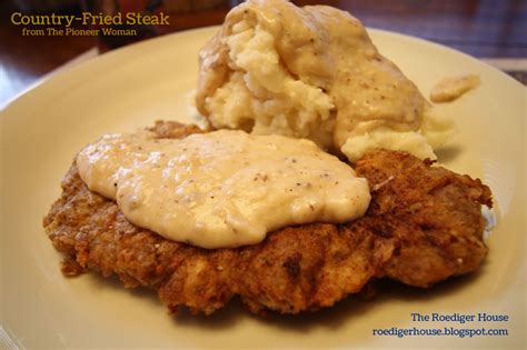 The Roediger House: Meal No. 1593: Country-Fried Steak with Gravy