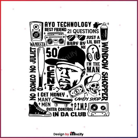 50 Cent Tour 2023 SVG 50 Cent Rapper SVG | 50 cent tour, 50 cent, Club ...