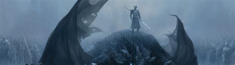 7680x2160 Night King and Viserion 7680x2160 Resolution Wallpaper, HD TV ...