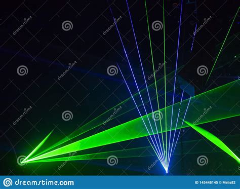 Futuristic Lights. Cyberpunk Background. Abstract Lasers Glowing Lines Neon Lights Abstract ...