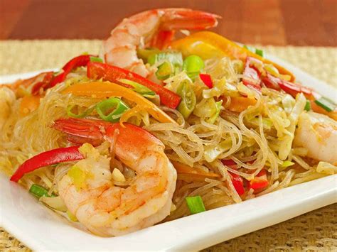 Singapore-Style Noodles with Shrimp Recipe | MyGourmetConnection