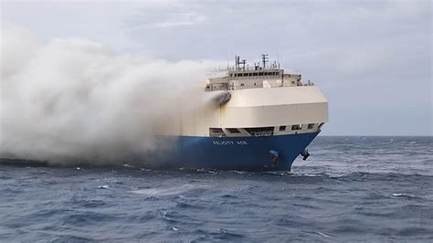 The Burning Cargo Ship With Millions In Stranded Luxury Cars Just Sank