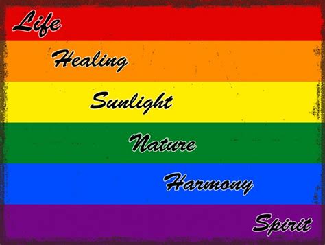 Rainbow Pride Flag Meaning Metal Sign