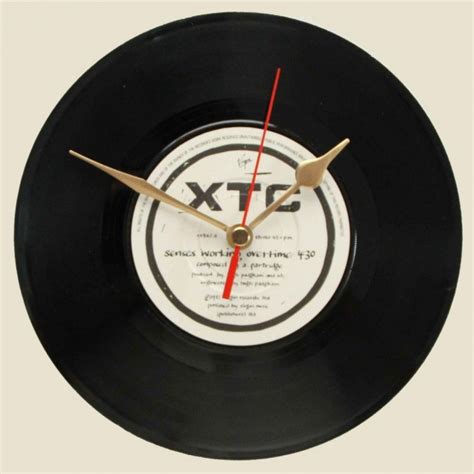 XTC - Senses Working Overtime - Vinyl Clocks