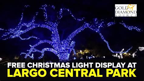 Free Christmas light display at Largo Central Park