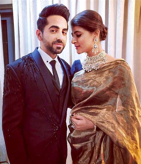 Ayushmann Khurrana's wife goes bald, wins the Internet - Rediff.com Get ...