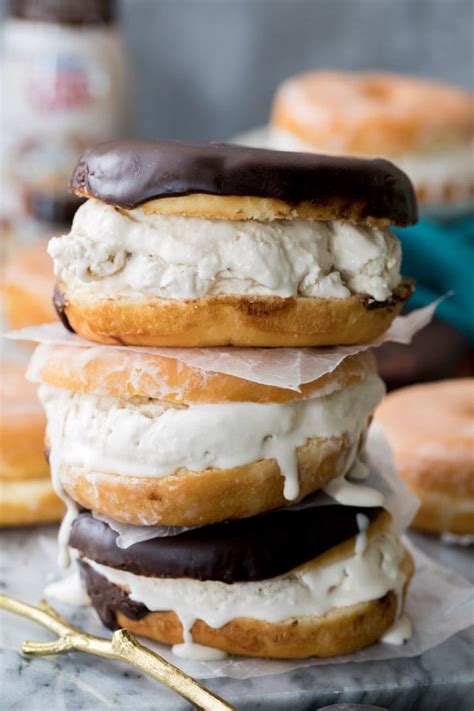 Donut Ice Cream Sandwich - Sugar Spun Run