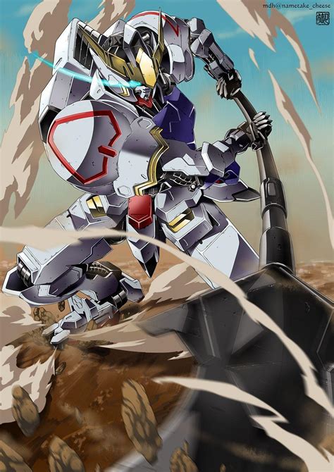 Iphone Gundam Barbatos Lupus Rex Wallpaper Barbatos lupus rex blood orphans gundam iron blooded ...