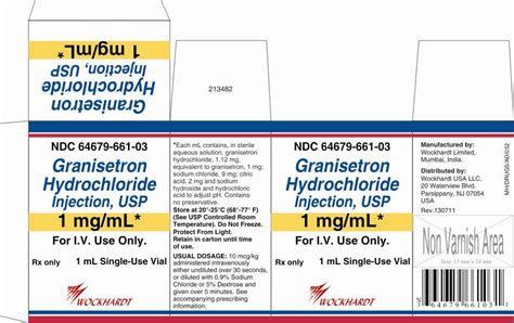 Granisetron Injection: Package Insert - Drugs.com