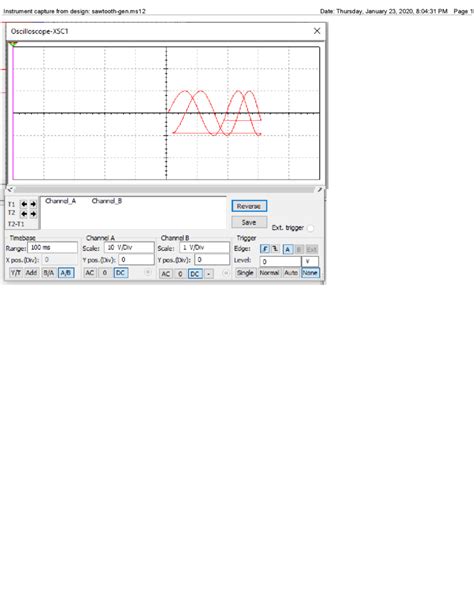 Sawtooth generator for TV oscilloscope - Delphijustin industries