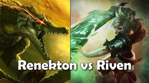 How to Lane: Renekton vs Riven - YouTube