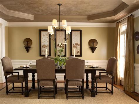 Traditional Dining Room Interior Design Color Schemes Ideas in 2020 | Neutral dining room ...
