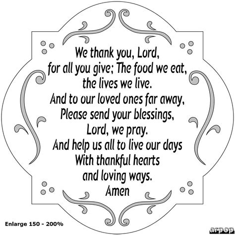 A Thanksgiving Prayer | Dinner prayer, Prayers for children, Short prayers