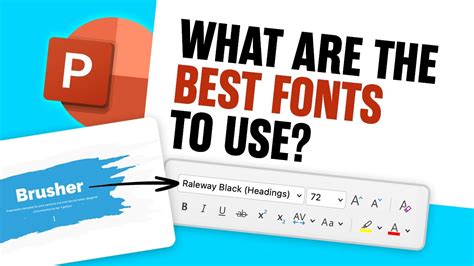 What Are the Best Fonts to Use in PowerPoint? - YouTube