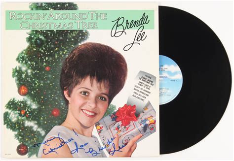 Brenda Lee Signed "Rockin' Around The Christmas Tree" Vinyl Record Album Inscribed "Merry ...