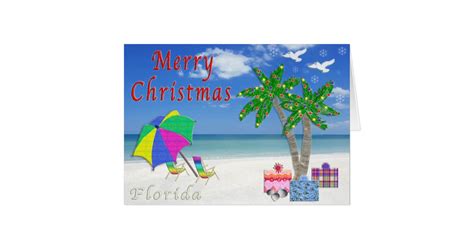 Florida Christmas Cards Beach Themed | Zazzle