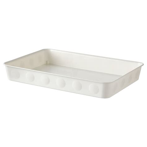 NOJIG Organiseur, plastique/blanc, 25x35x5 cm - IKEA