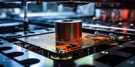 Premium AI Image | Closeup of a silicon crystal being removed from a ...