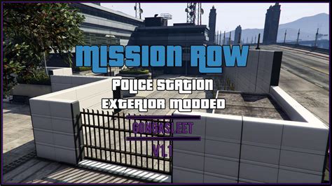 Police Station - Mission Row Exterior Modded [FiveM | SP Menyoo] [YMAP | XML] - GTA5-Mods.com