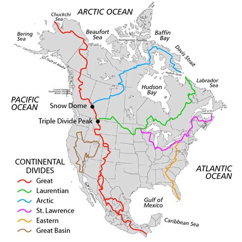 Continental Divides in Canada | The Canadian Encyclopedia