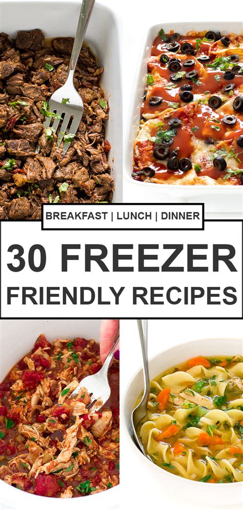 30 Easy Freezer Meals (Breakfast, Lunch and Dinner!) - Chef Savvy