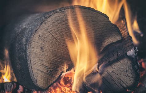 Free Images : wood, photography, smoke, dark, log, color, macro, flame ...