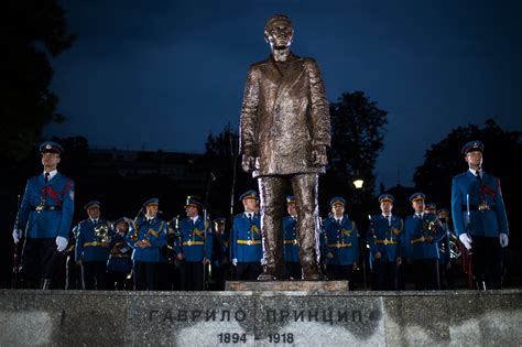 Serbia unveils statue of Archduke Franz Ferdinand assassin Gavrilo Princip