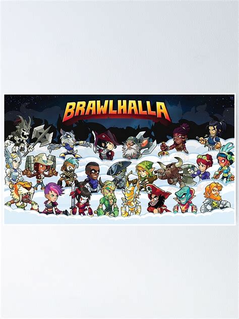 "The brawlhalla family" Poster for Sale by Ogrimar | Redbubble