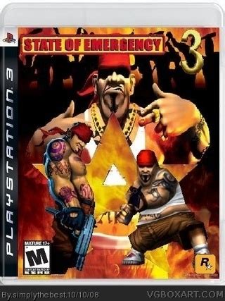 state of emergency 3 PlayStation 3 Box Art Cover by simplythebest