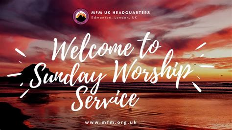 Sunday Worship Service Online @ MFM United Kingdom (17.05.20) - YouTube