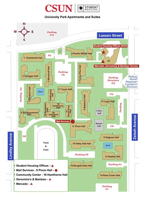 Csun Parking Lot Map