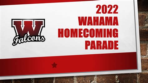 Special: 2022 Wahama High School Homecoming Parade — Bob's Market and ...