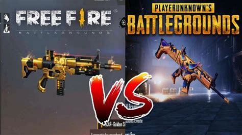 Free Fire vs PUBG Mobile: Which game has more weapons?