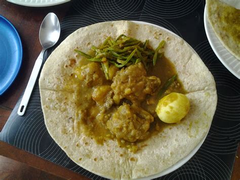 One World, Many Foods: Roti Kip - Surinamese Chicken Curry